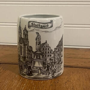 Vintage Stuttgart Beer Stein 5” Elisenfels Arzberg Bavaria‎